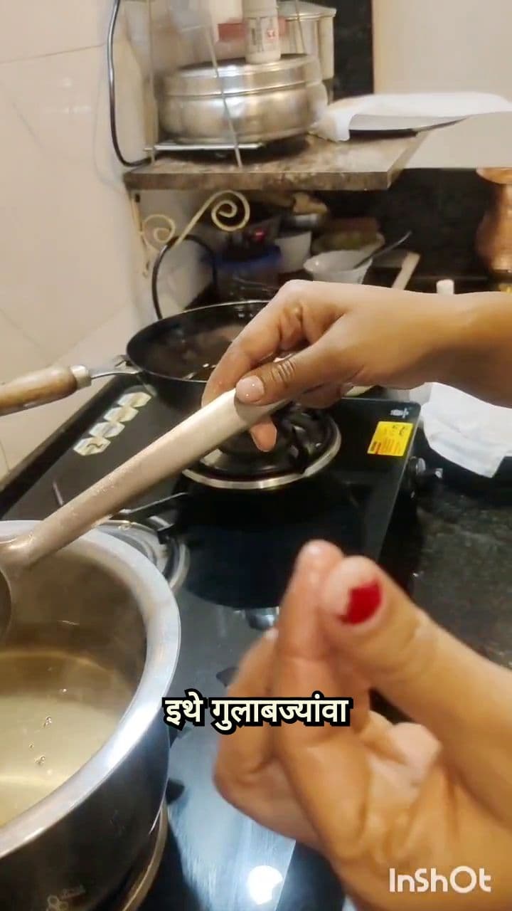 The Perfect Gulab Jamun Frying Technique