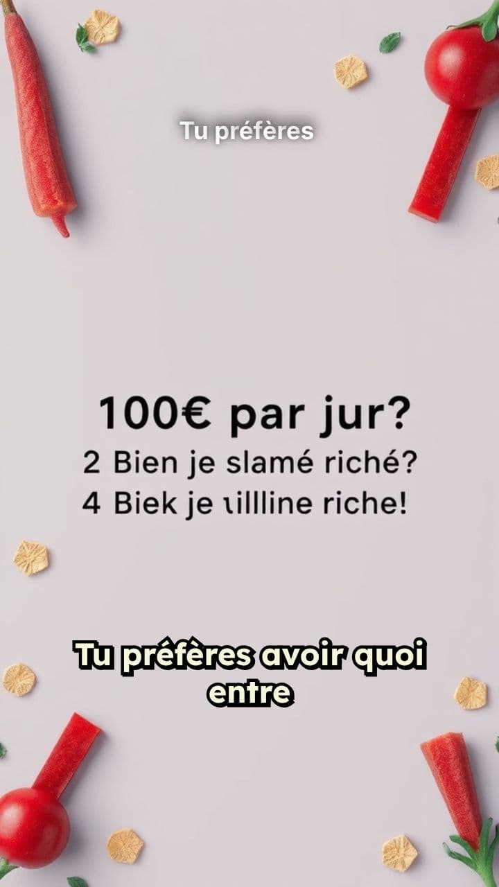 Tu préfères 