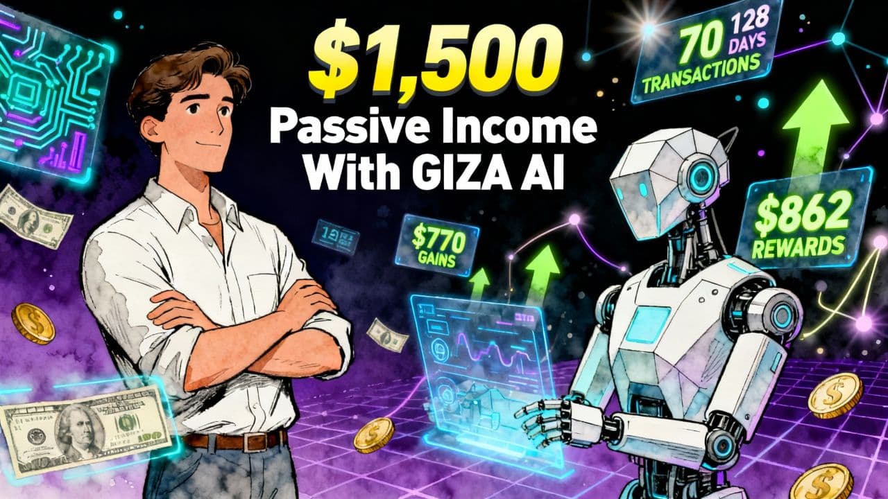 $1,500 Passive Income With GIZA AI