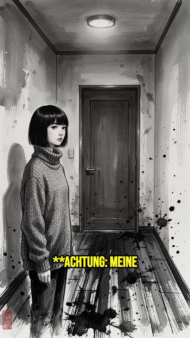 Das schwarze Notizbuch vor der Tür