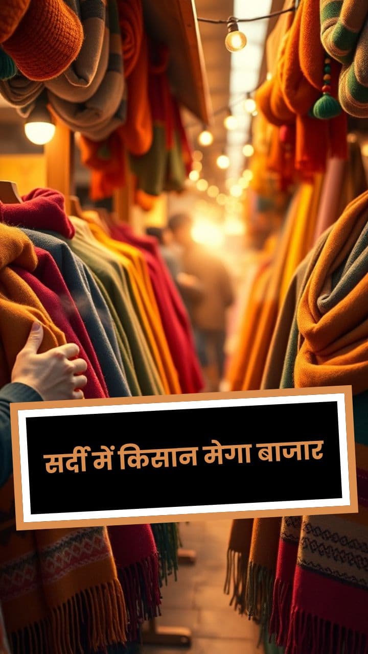 सर्दी में किसान मेगा बाजार