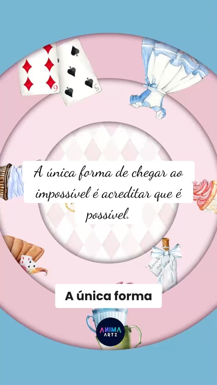 Convite Alice no País das Maravilhas