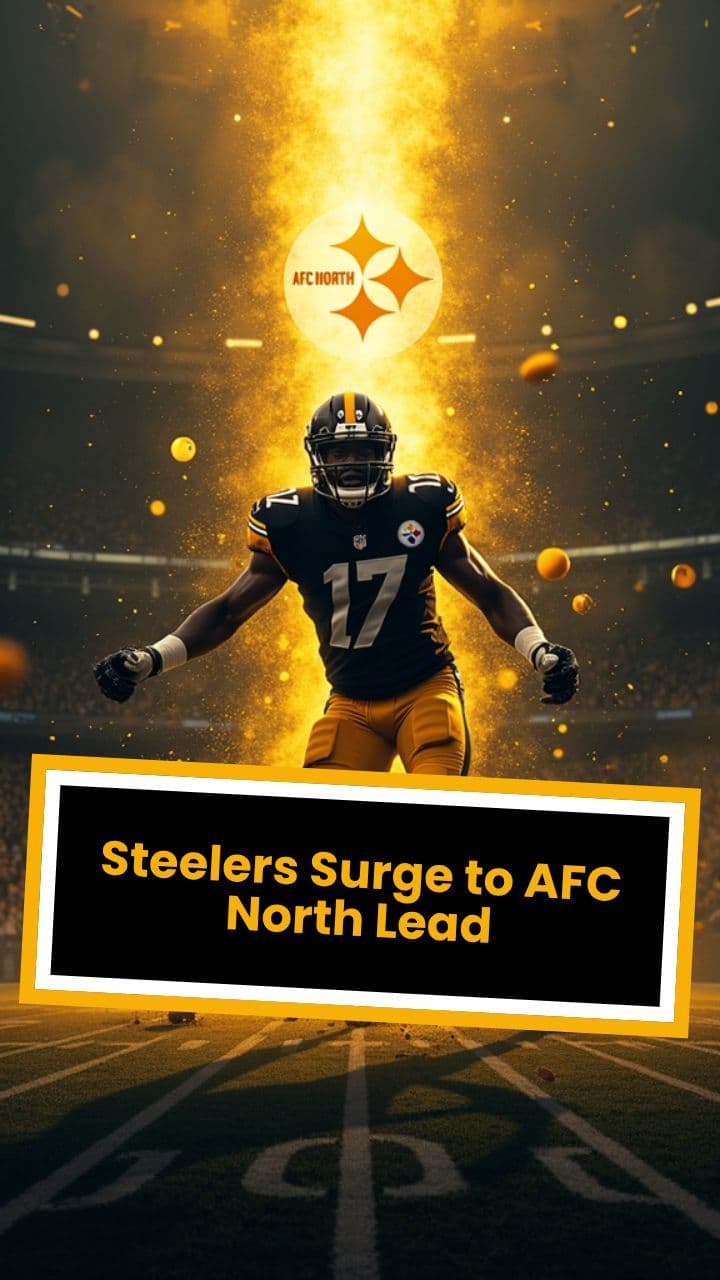 Steelers Surge to AFC North Lead
