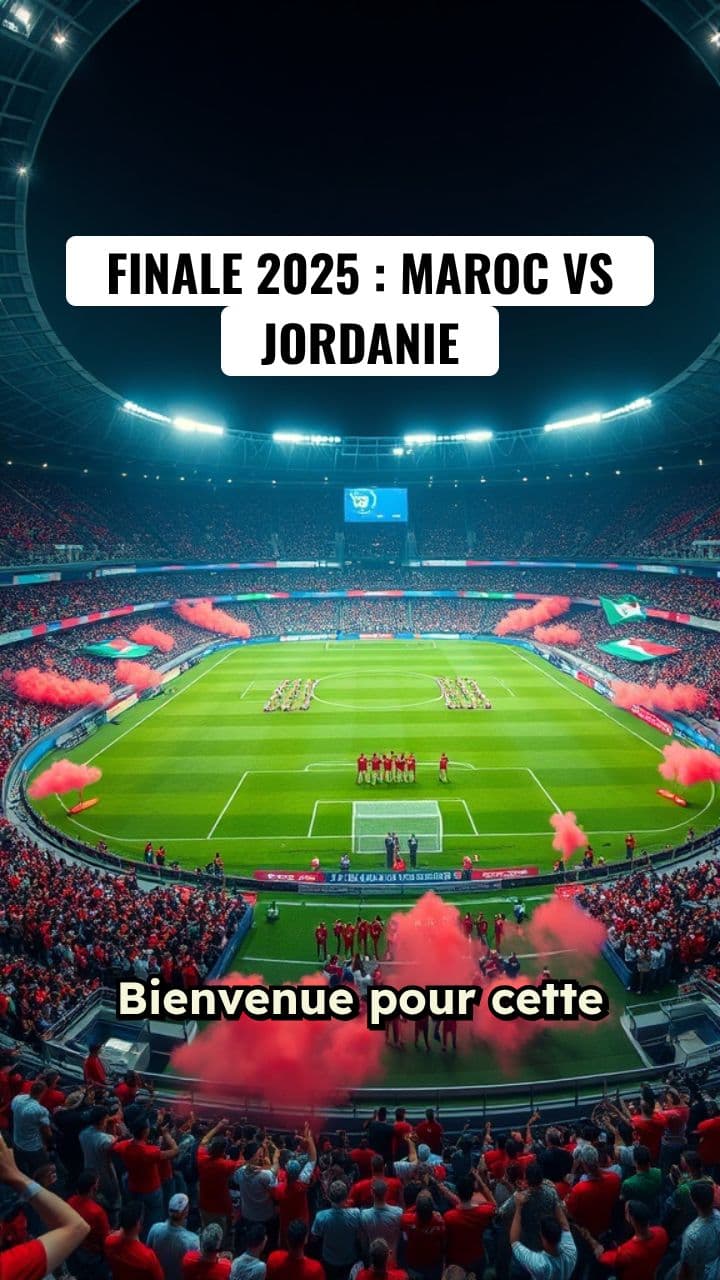 Résumé Finale Maroc vs Jordanie 2025