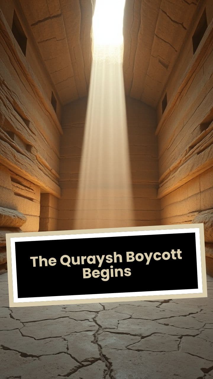 The Quraysh Boycott Begins