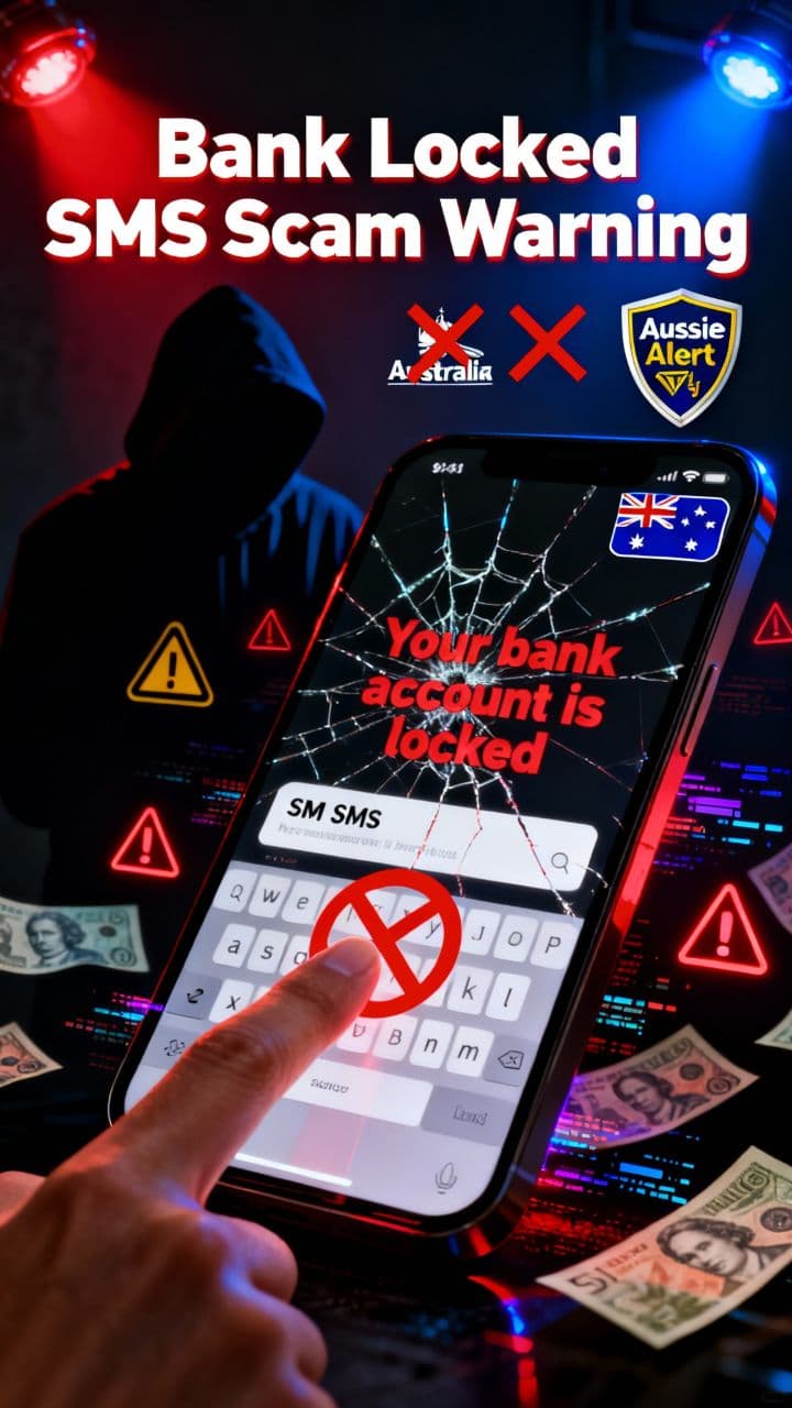 Bank Locked SMS Scam Warning