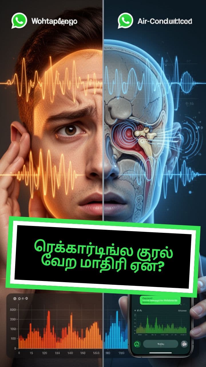 ரெக்கார்டிங்ல குரல் வேற மாதிரி ஏன்?