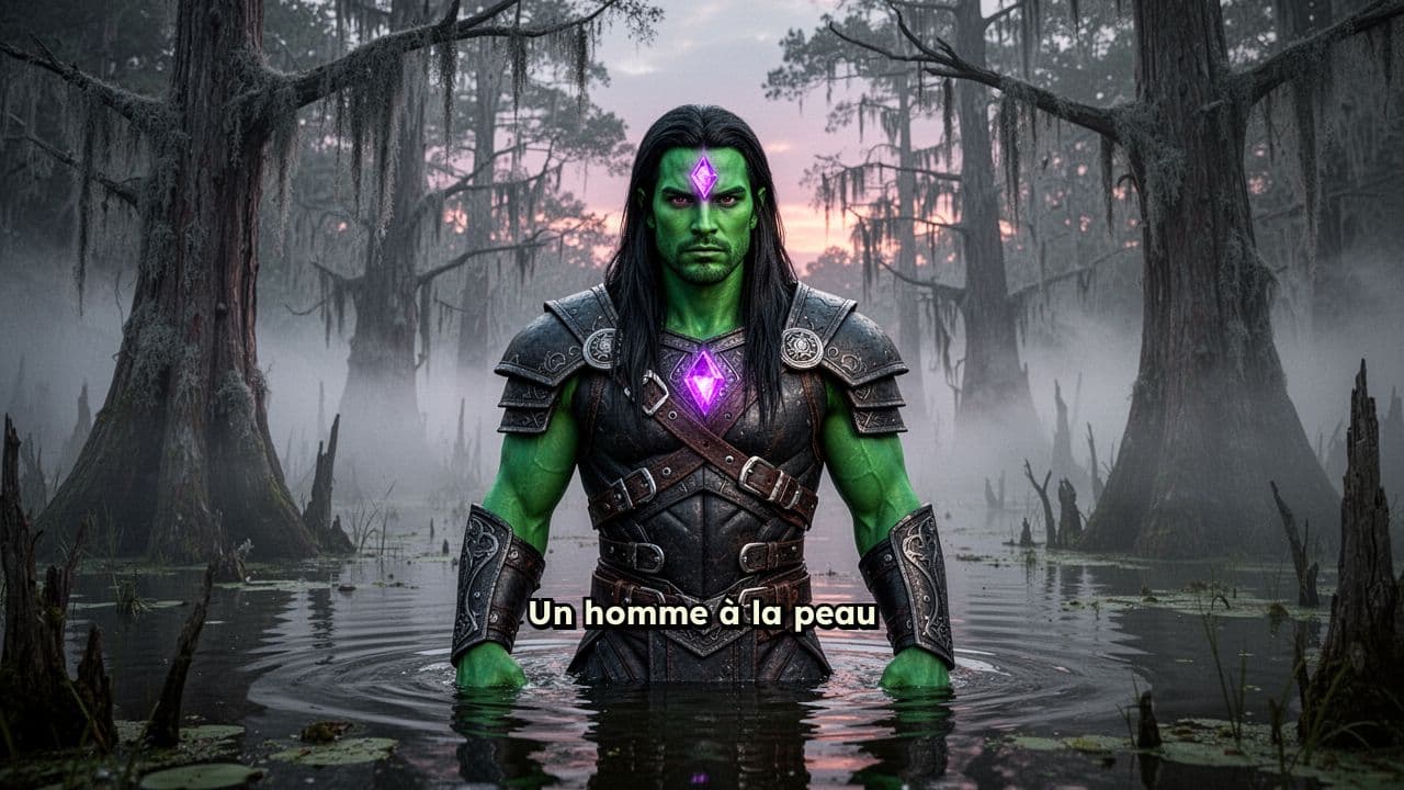 Fuite dans le marais brumeux