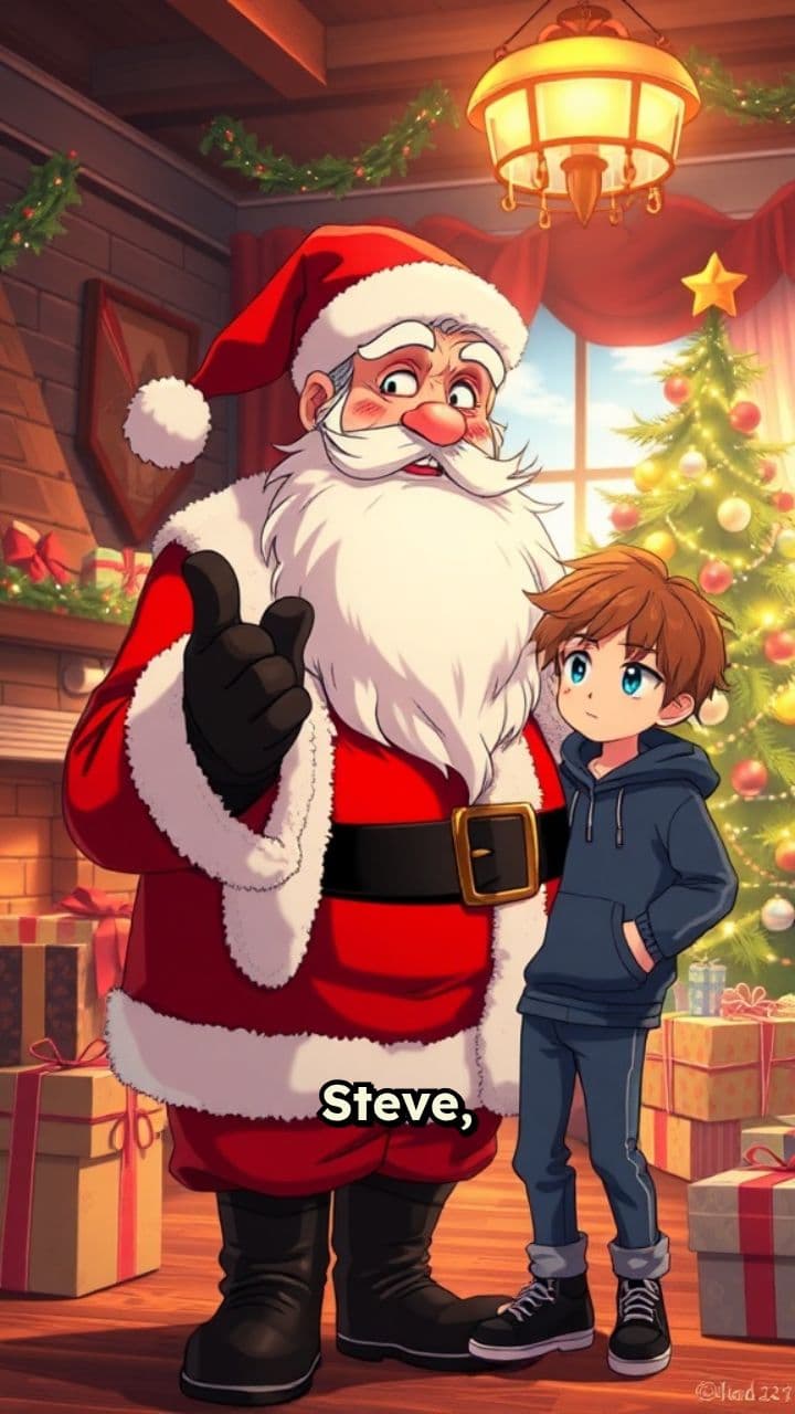 Santa's Stern Warning