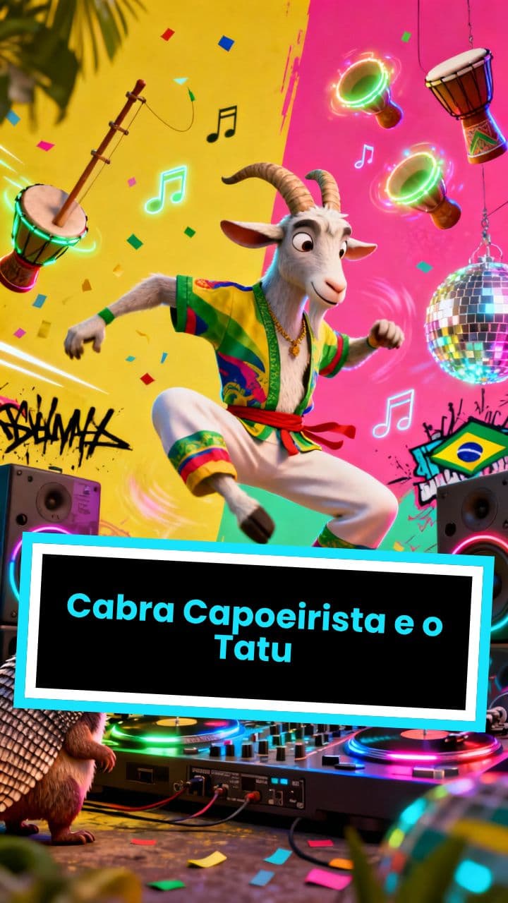 Cabra Capoeirista e o Tatu