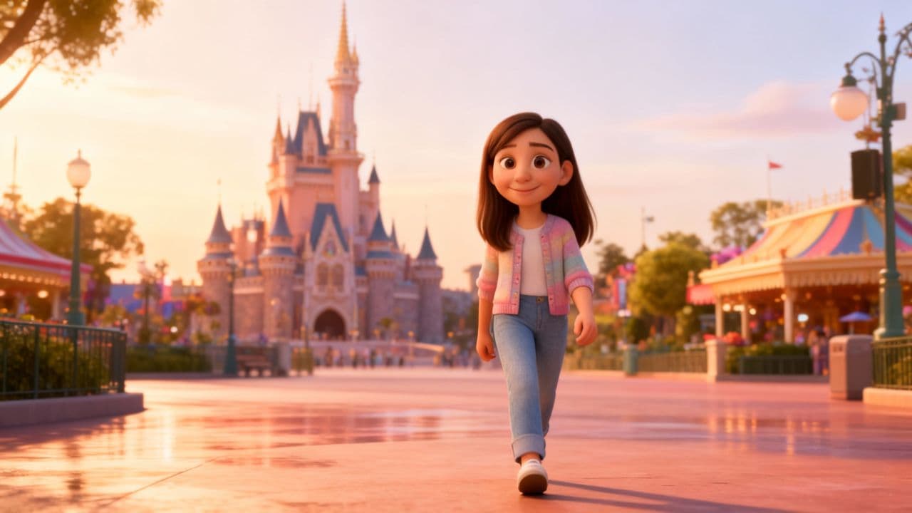 #7404-Aline's Disneyland Capybara Adventure