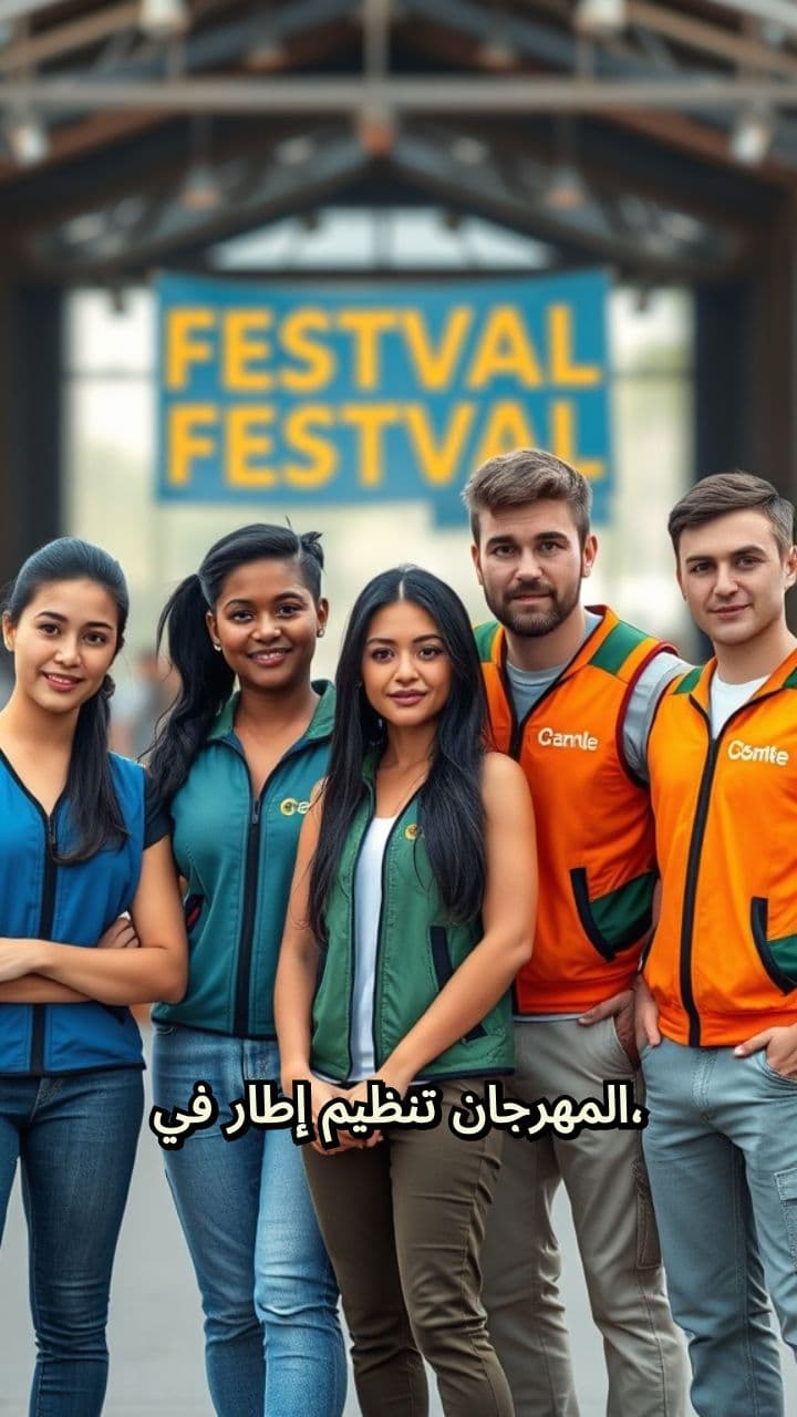 Organisation du festival en trois équipes