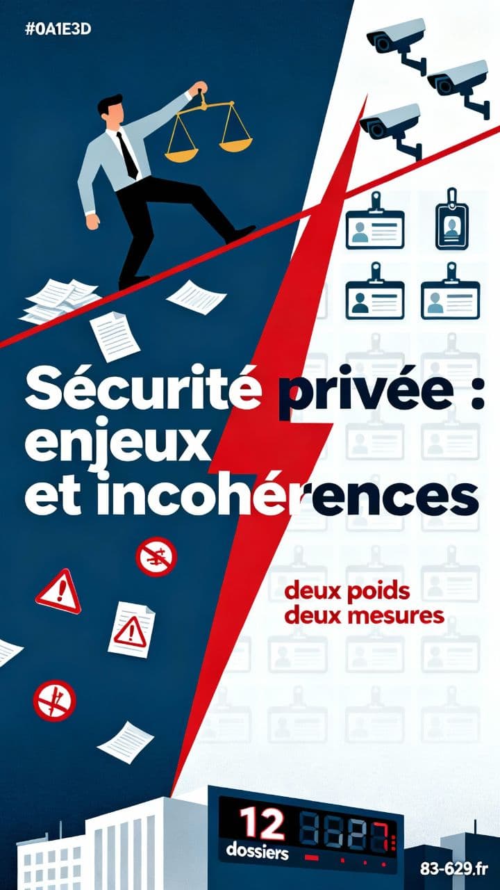 Sécurité privée : enjeux et incohérences