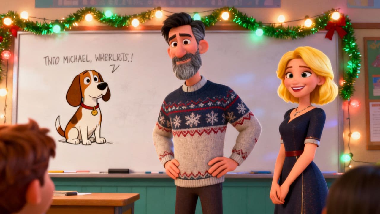 Christmas Party with English Class