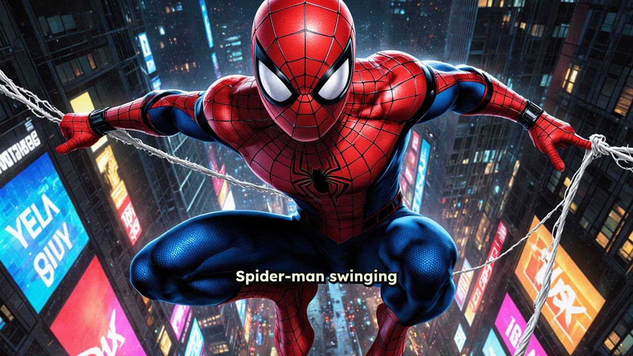 Spider-Man’s Night Swing
