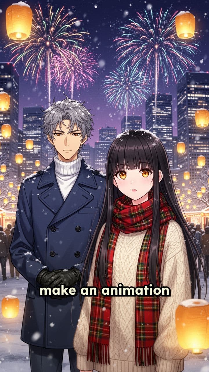 Animated New Year 2025 to 2026