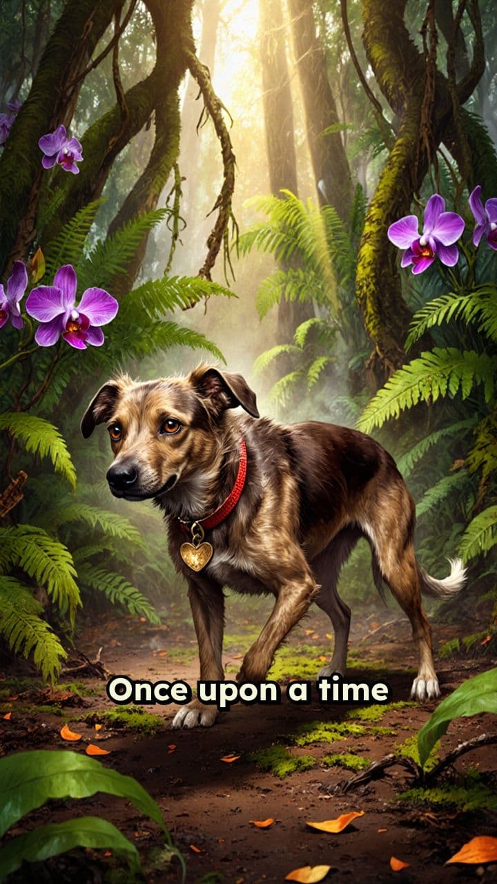 A Dog's Search for Food