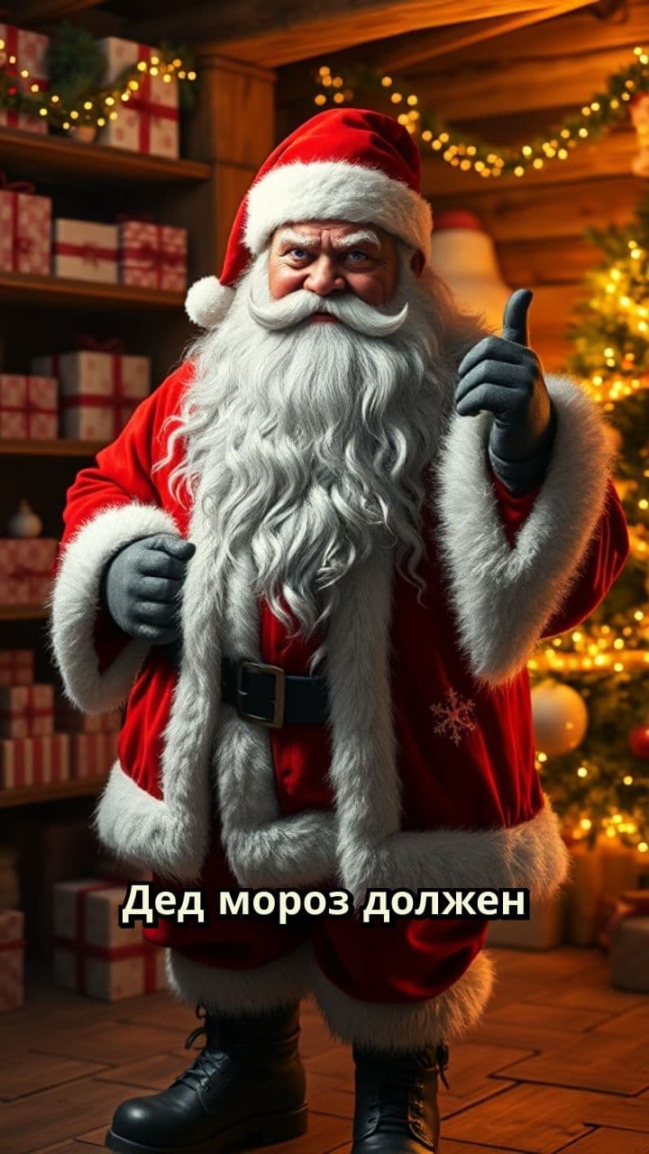 Дед Мороз и подарки за поведение