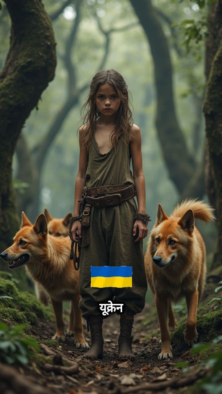 कुत्तों के बीच पली लड़की की कहानी