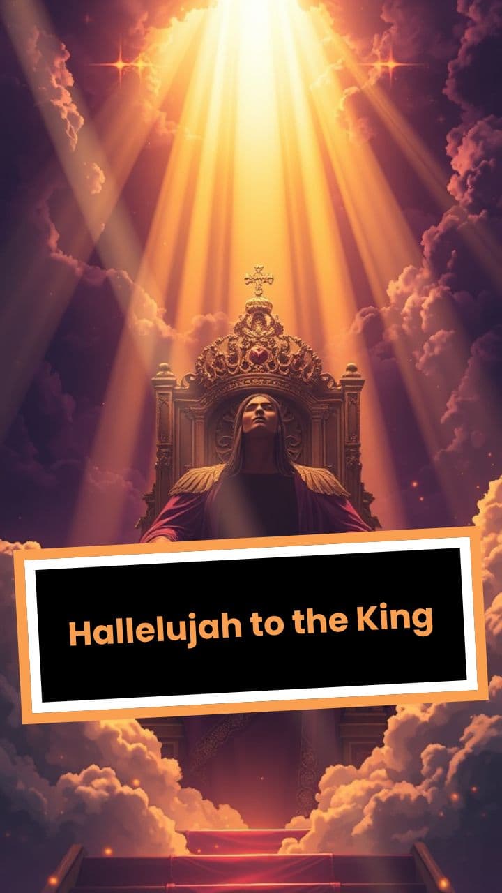 Hallelujah to the King