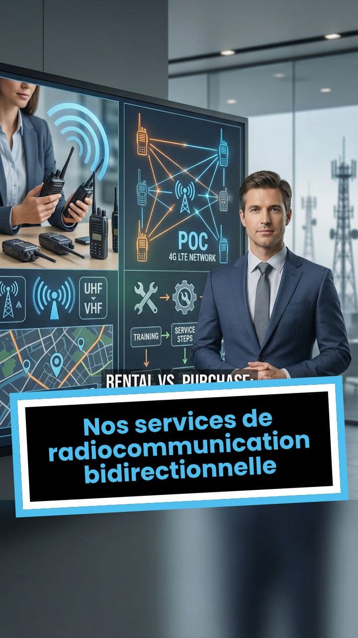 Nos services de radiocommunication bidirectionnelle