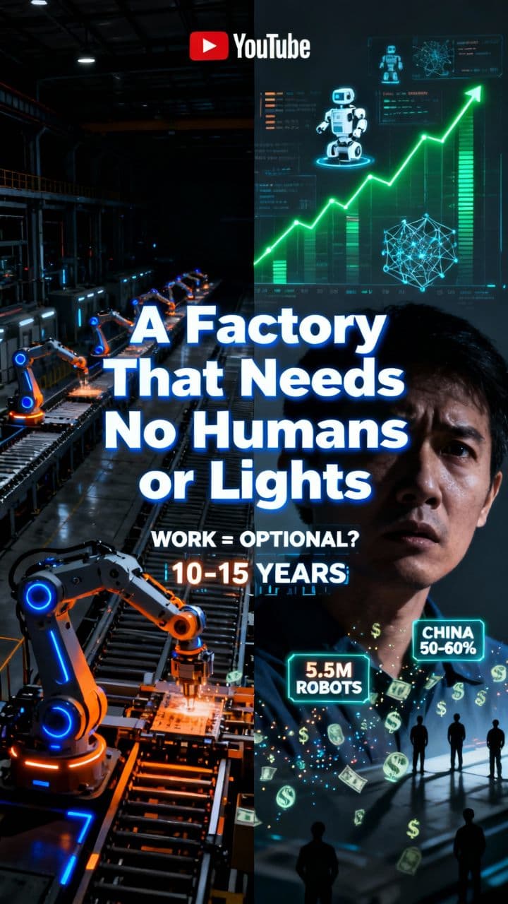 A Factory That Needs No Humans or Lights