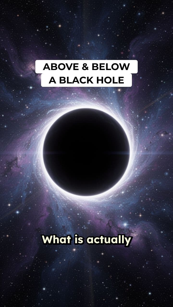 Above and Below a Black Hole