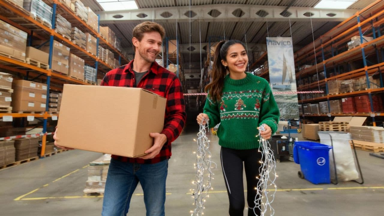 Warehouse Christmas Transformation