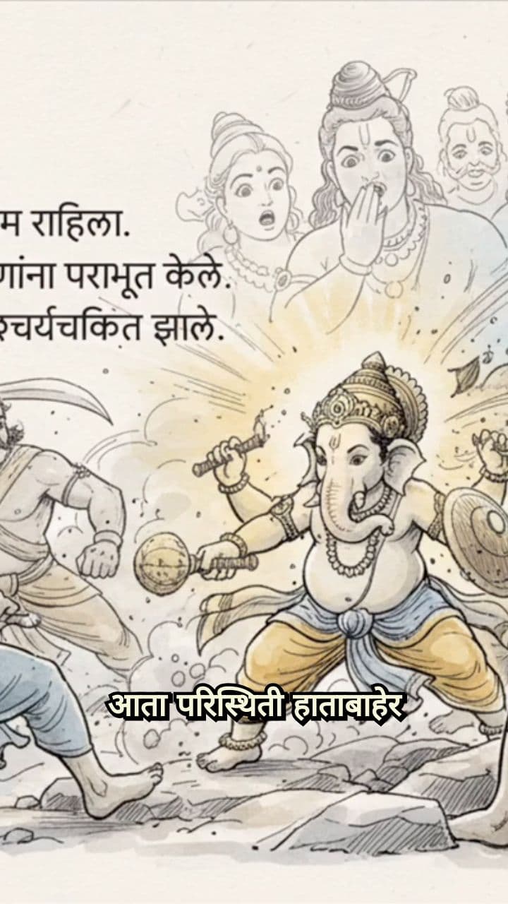महादेवांच्या क्रोधाचा बळी ठरला बालक गणेश!