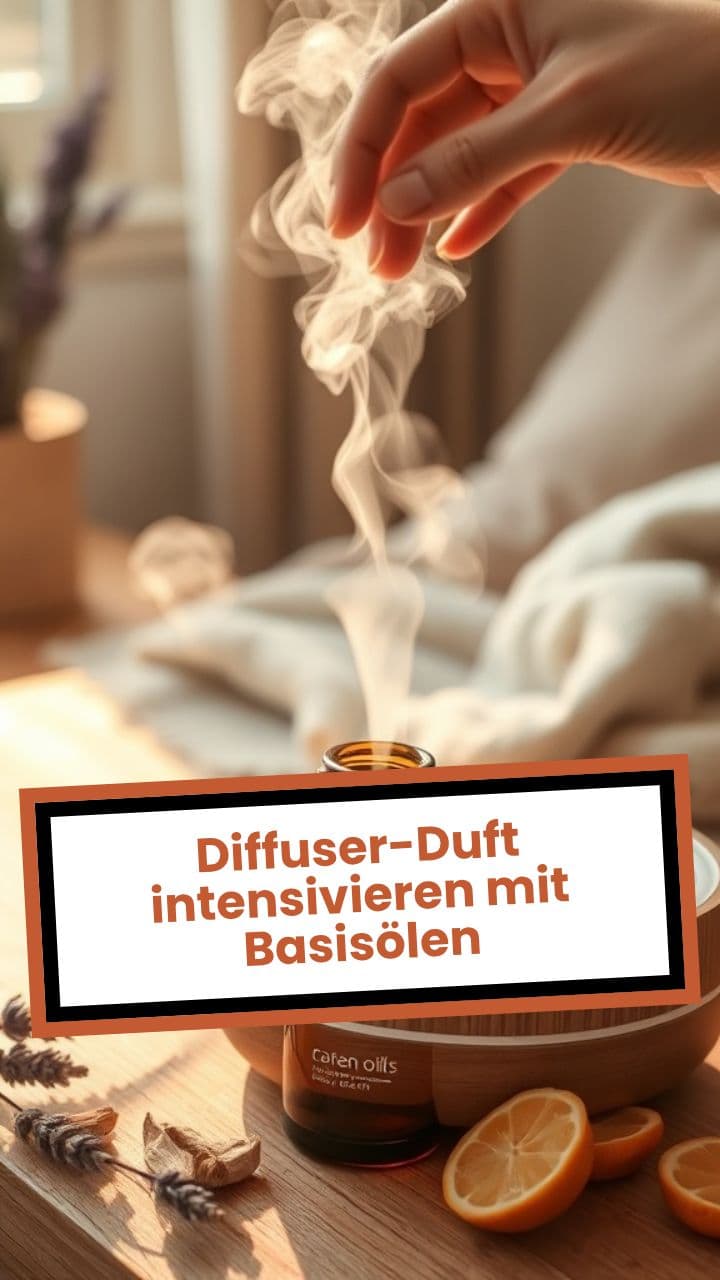 Diffuser-Duft intensivieren mit Basisölen