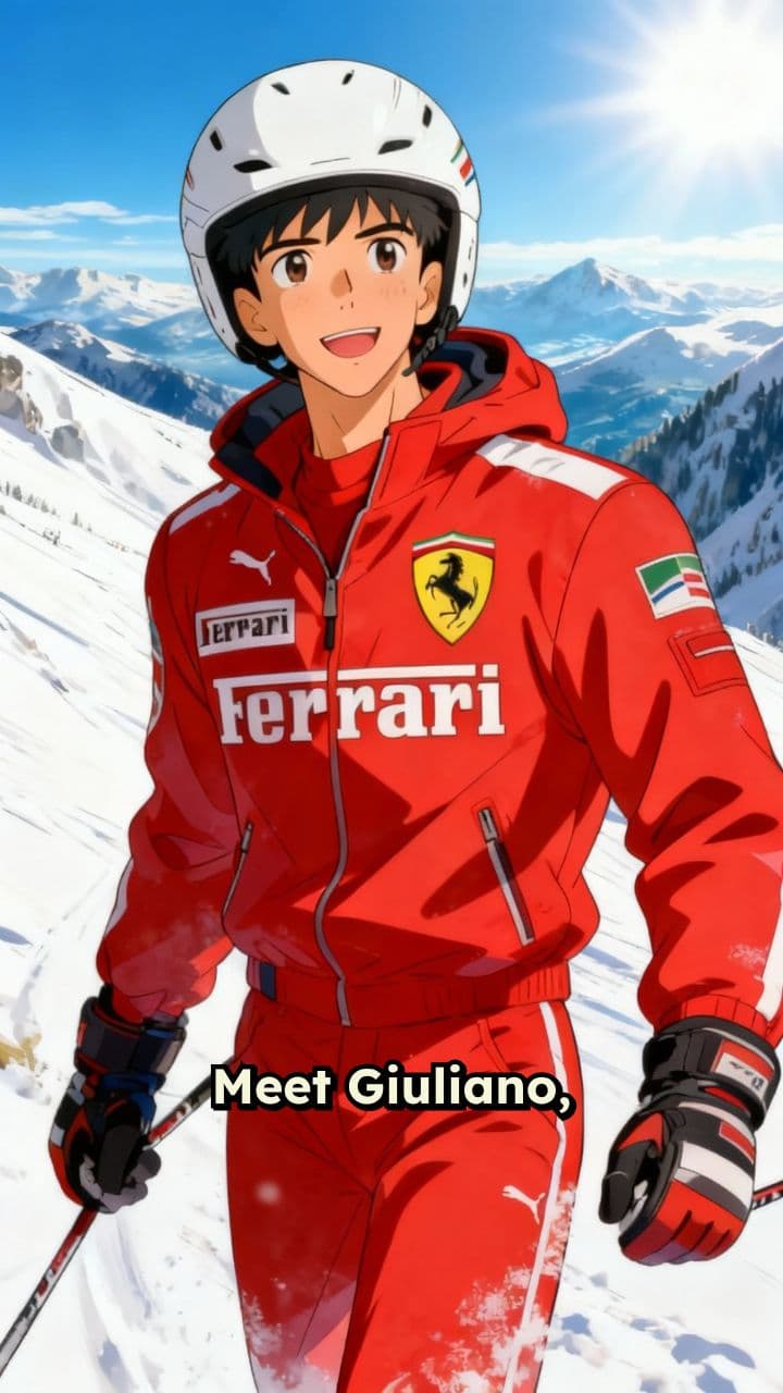 Giuliano's Ferrari Ski Adventure