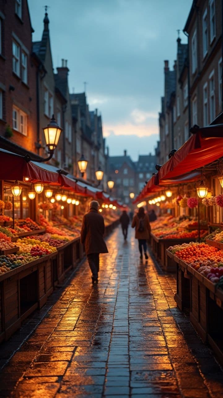 Glowing Bright in the Rain