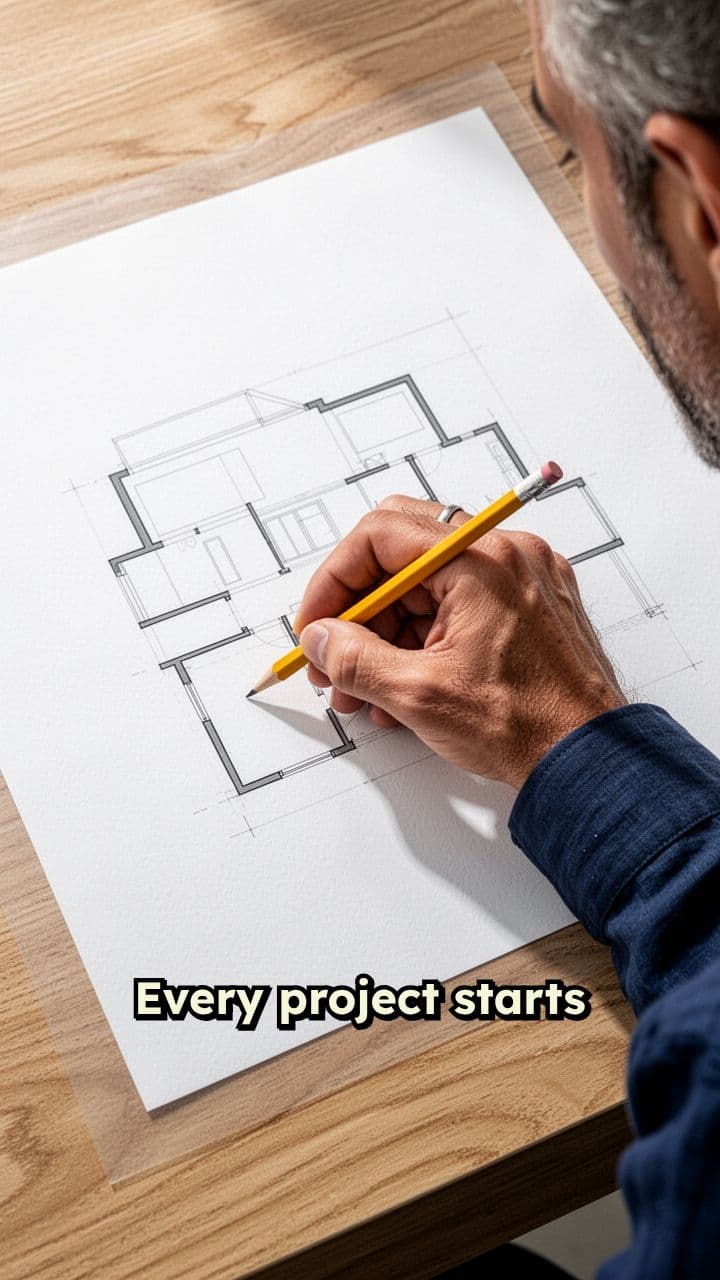 Architectural Drawing Reveal