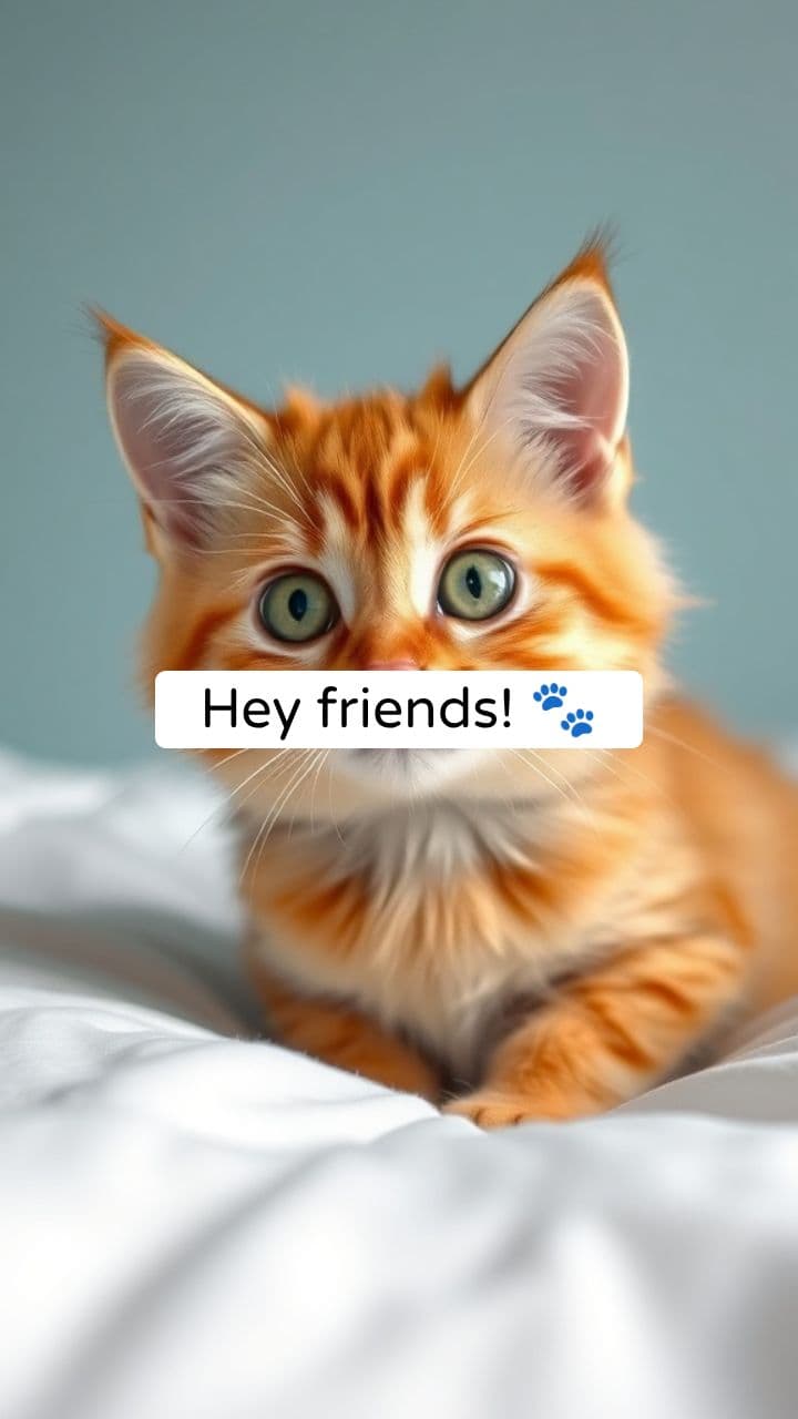 Cute Cat Followers Call