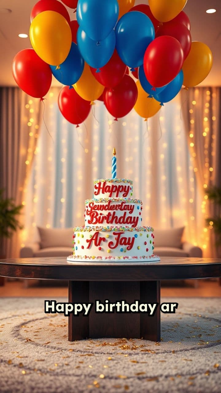 Happy Birthday, Ar Jay!