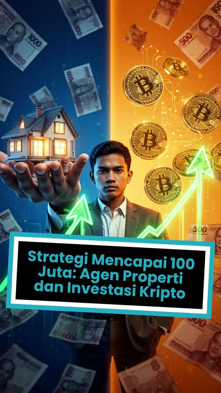 Strategi Mencapai 100 Juta: Agen Properti dan Investasi Kripto