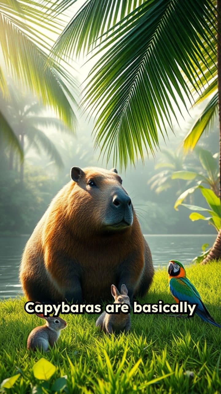 Capybaras: Nature’s Chill Therapists