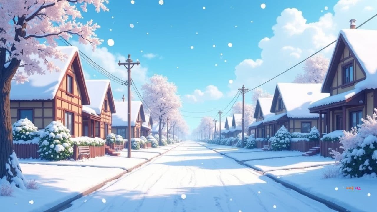 첫눈 오는 날의 따뜻한 기억