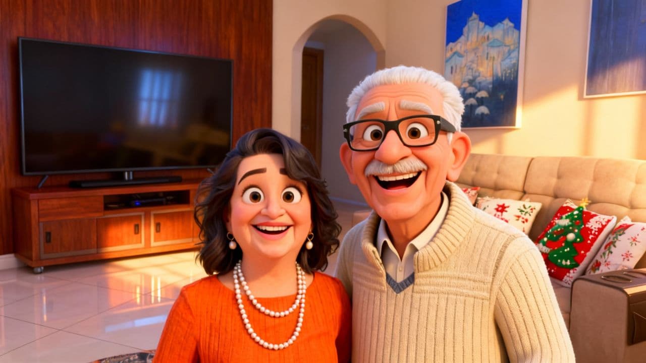 Valdo e Vitória em Casa