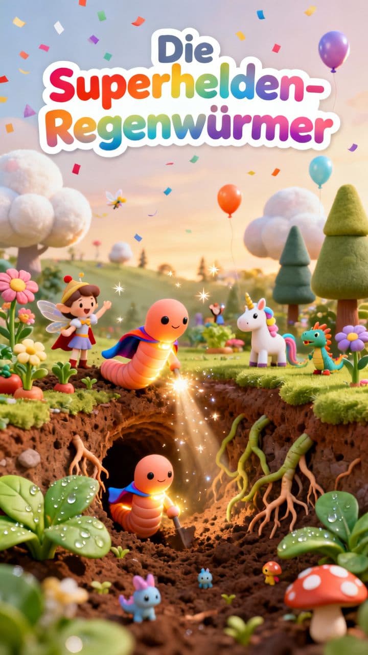 Die Superhelden-Regenwürmer