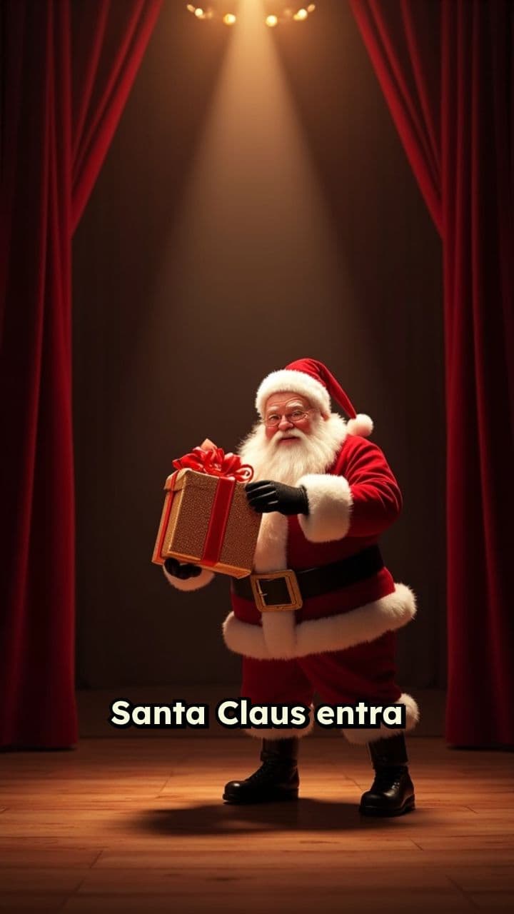 Regalo de Navidad en el Teatro
