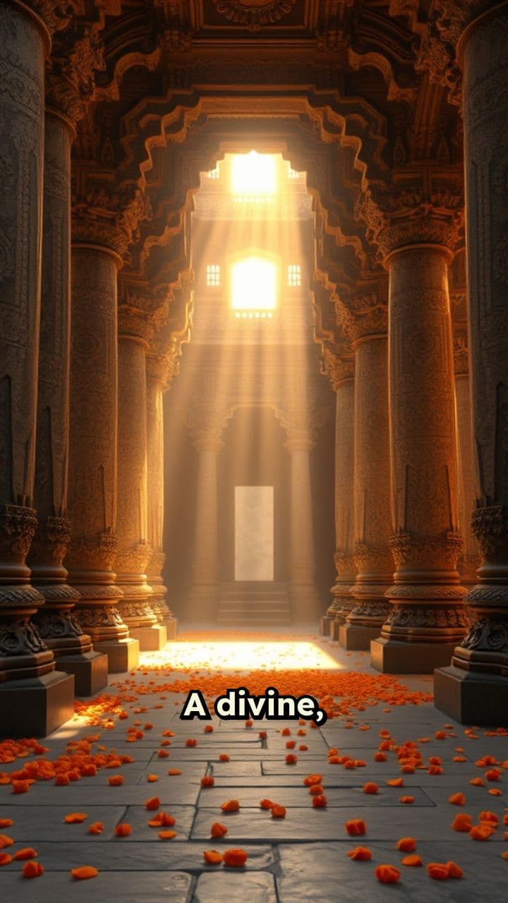 Jagannath’s Blessing in the Temple