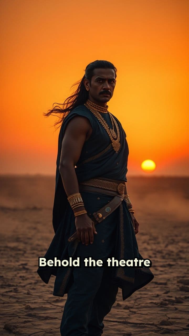 Lord Krishna's Divine Stand