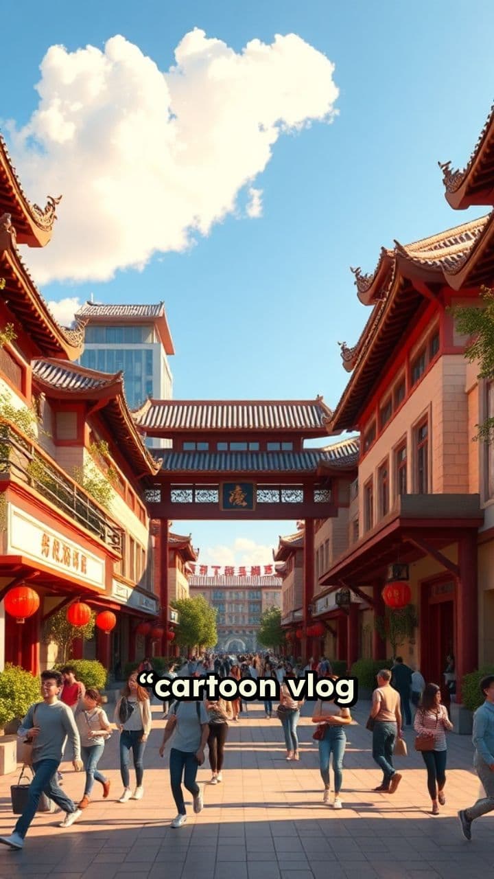 Динамичные мультяшные влоги