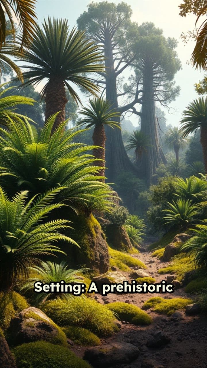 Predator's Duel: Lion vs. Dinosaur