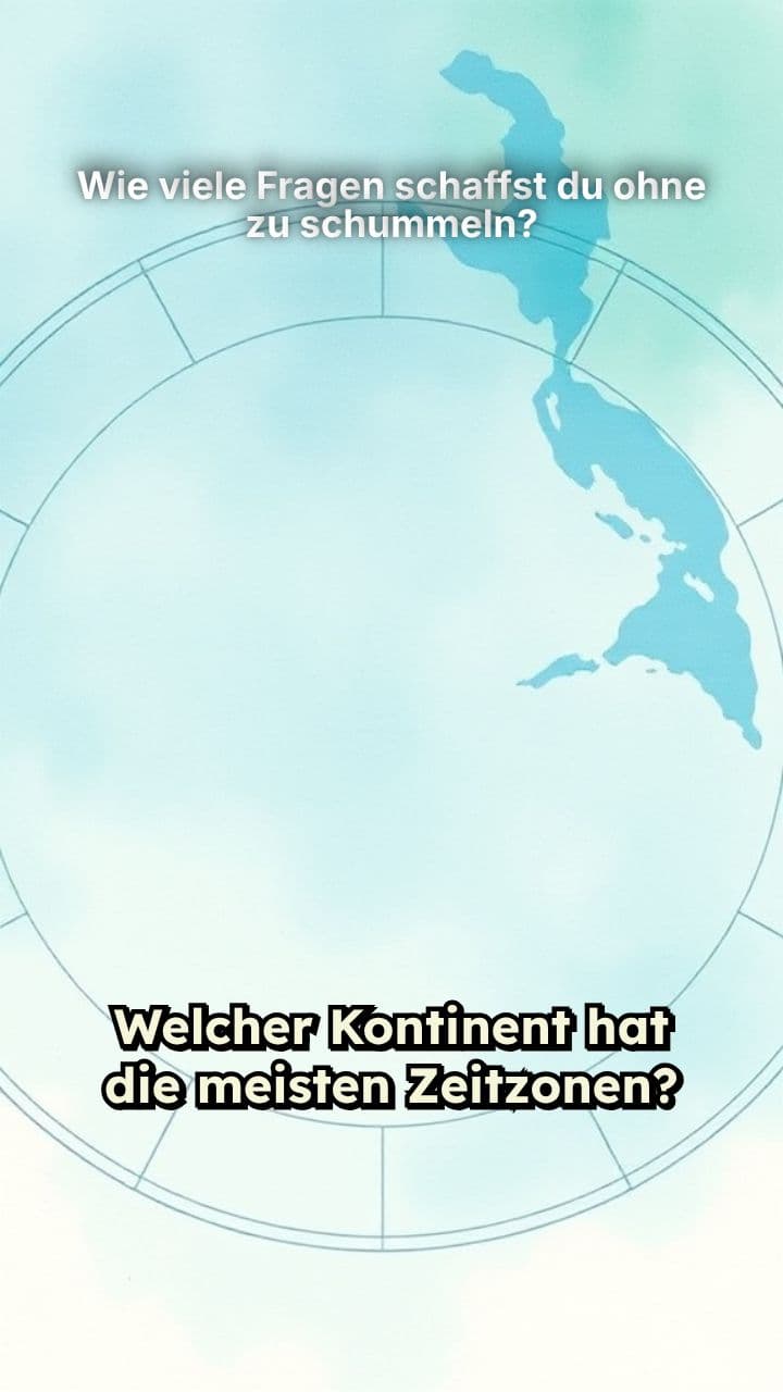 Wie viele Fragen schaffst du ohne zu schummeln?