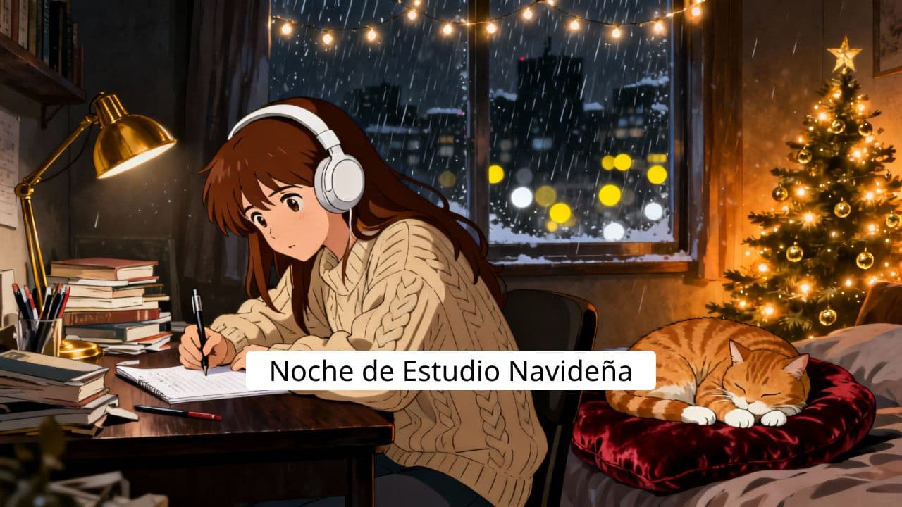 Estudio Lo-fi de Navidad