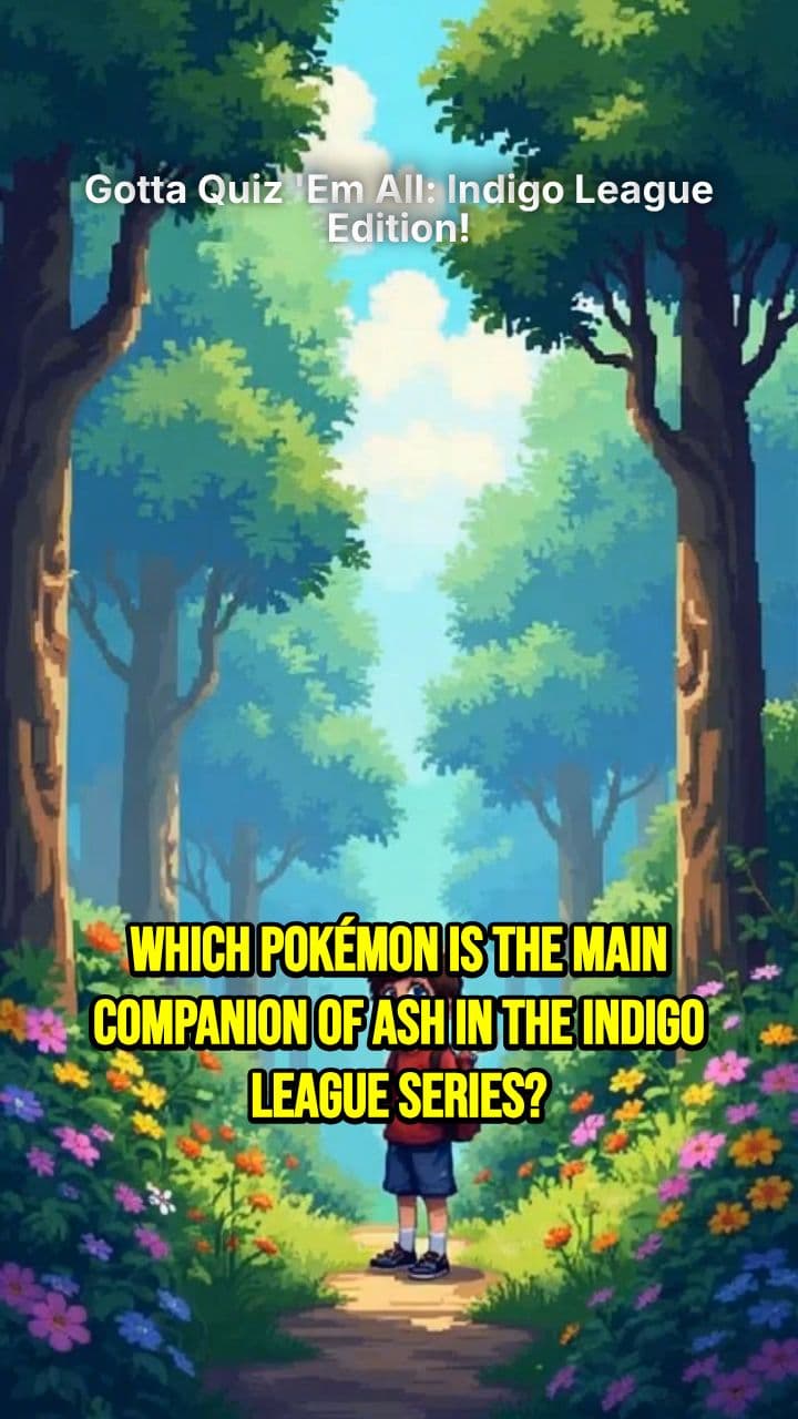 Gotta Quiz 'Em All: Indigo League Edition!