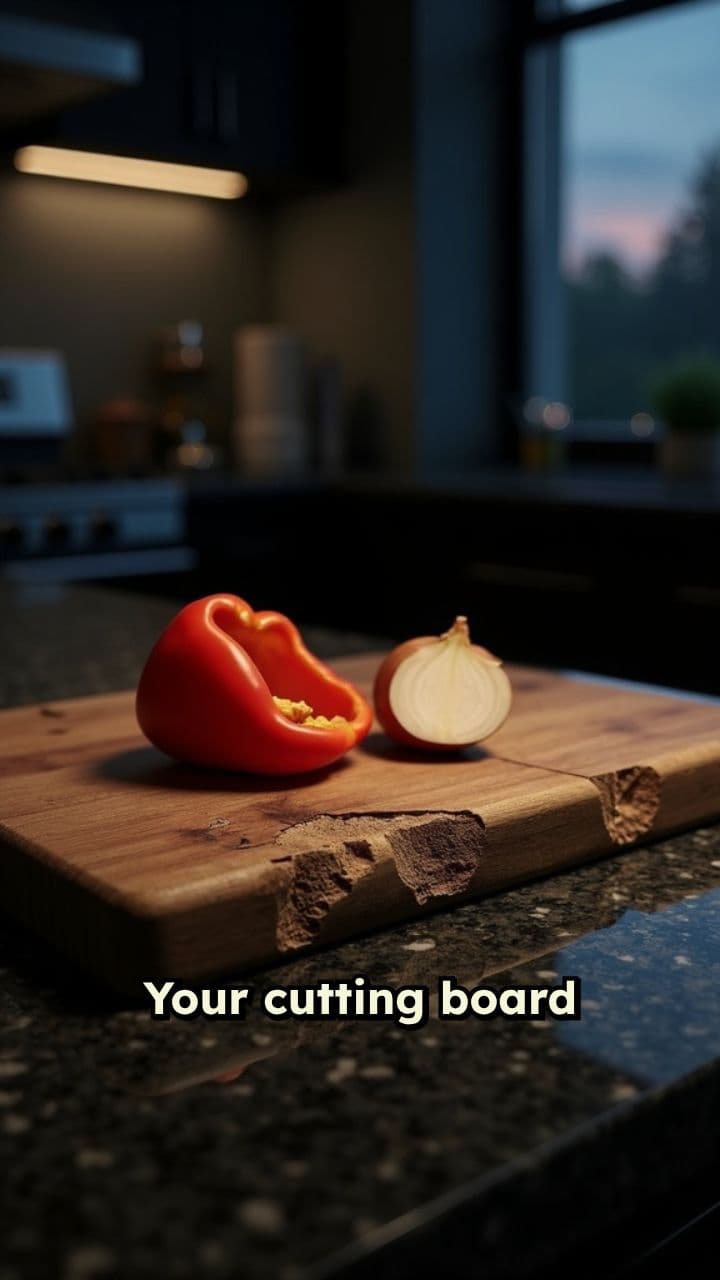 Your Cutting Board Is Poisoning Dinner
