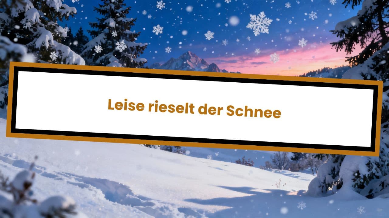 Leise rieselt der Schnee